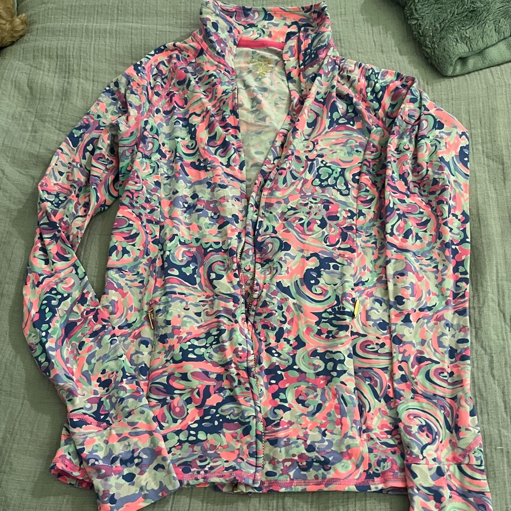 Lilly Pulitzer Vibrant Workout Jacket